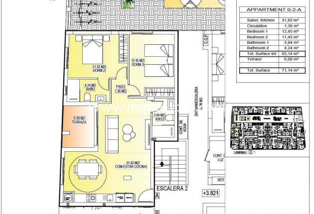 Nueva construcción  - Apartamento - San Miguel de Salinas - Pueblo