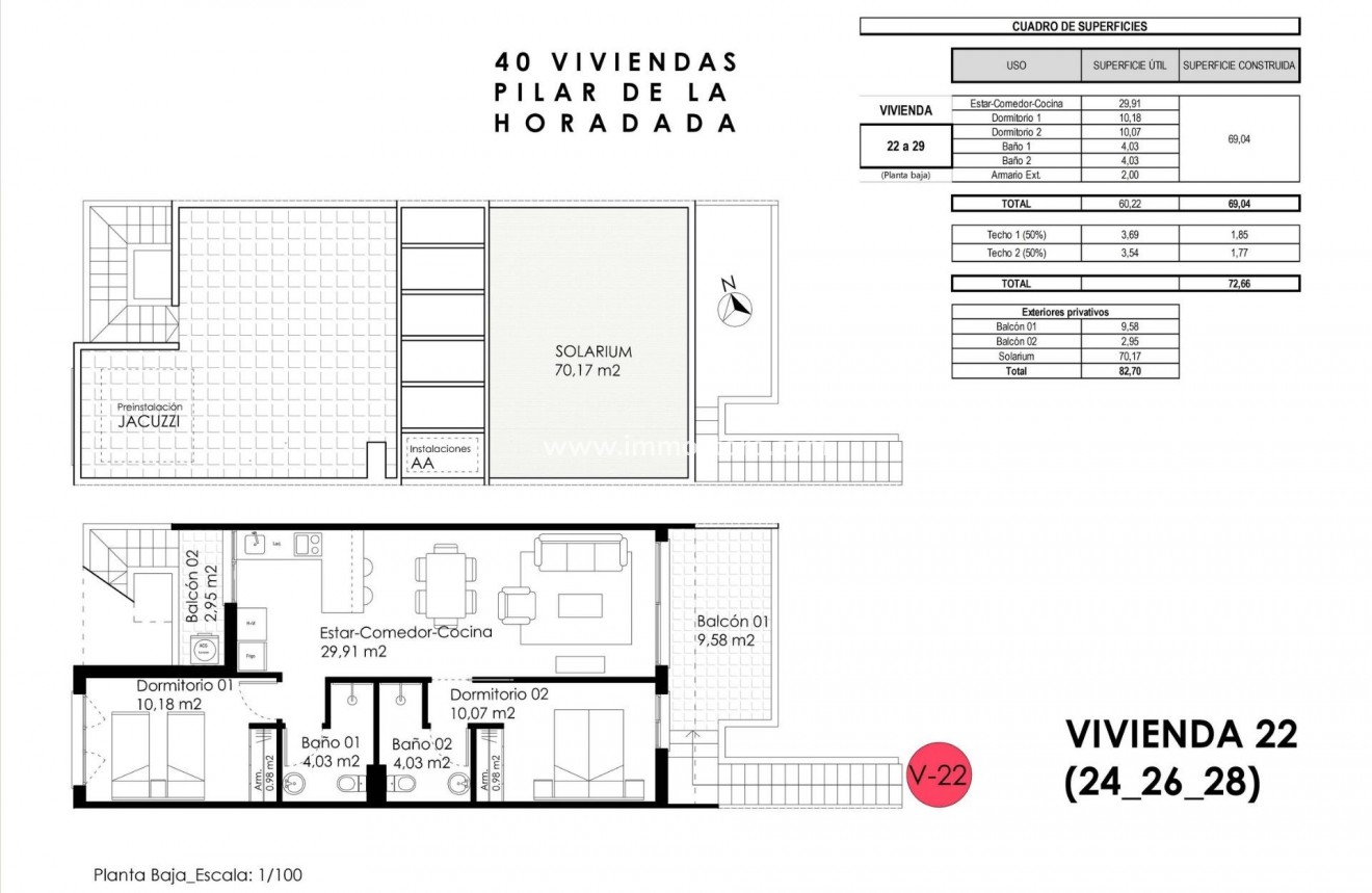 Nueva construcción  - Apartamento - Pilar de la Horadada - pueblo
