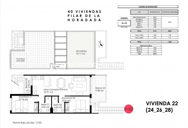 Nueva construcción  - Apartamento - Pilar de la Horadada - pueblo