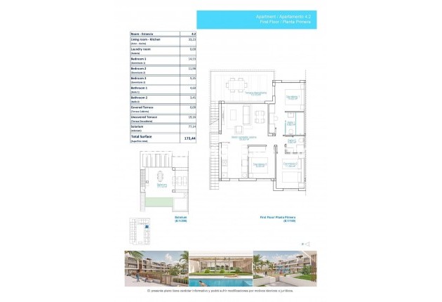 Nouvelle construction - Appartement - Pilar de la Horadada - Playa de las Higuericas