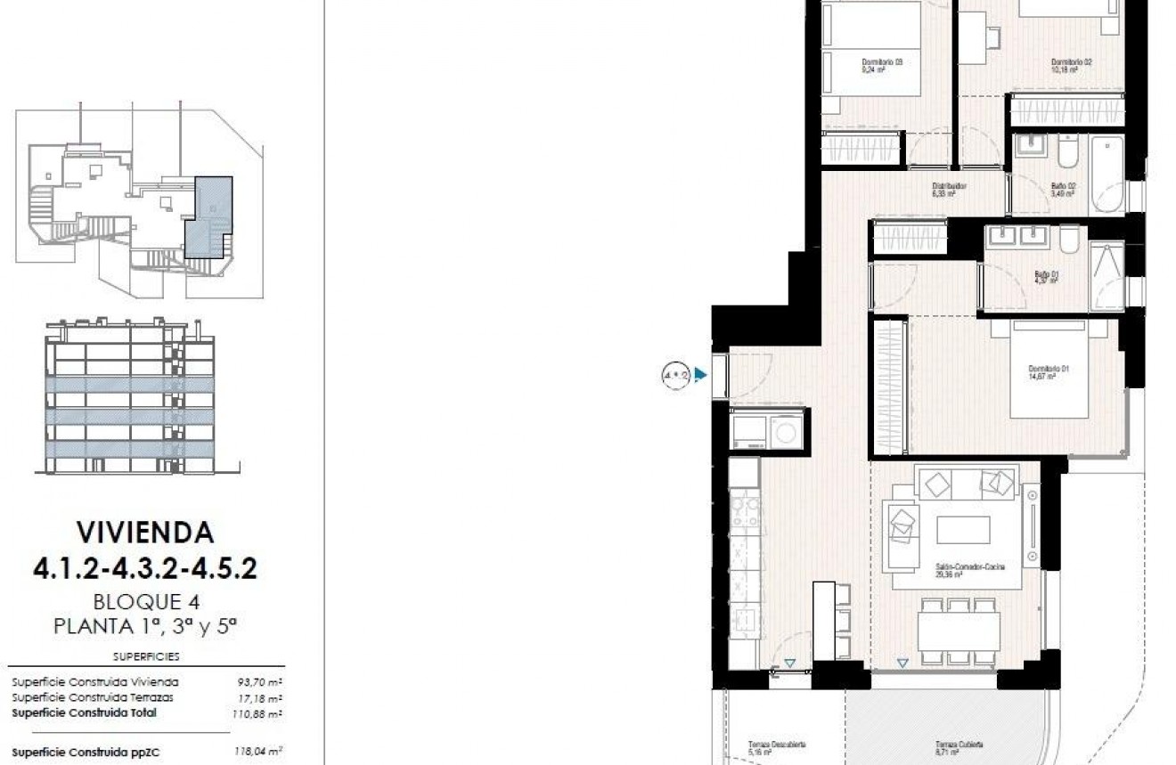 Nouvelle construction - Appartement - Villajoyosa - Playa del Torres