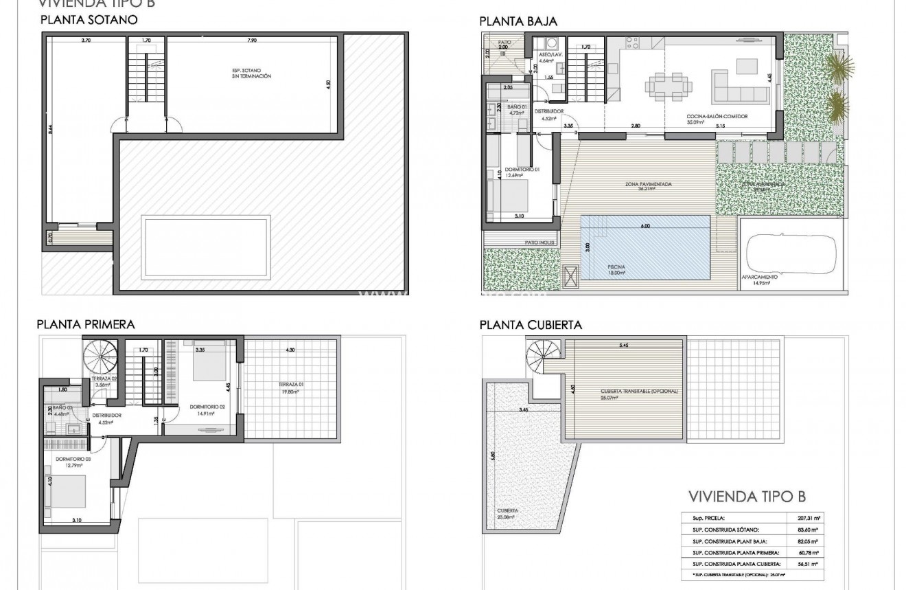 New Build - Detached house / Townhouse - Bigastro - Loma Alta