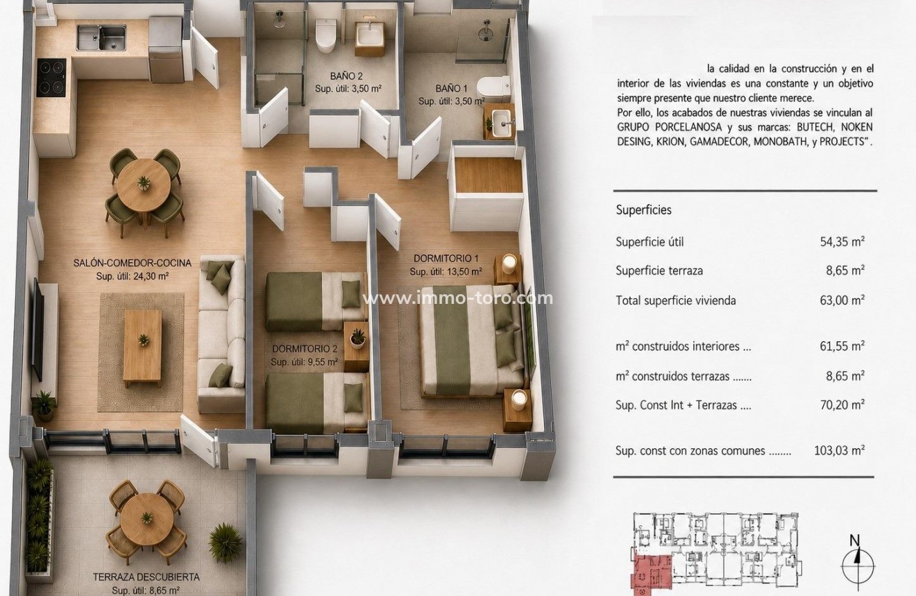 Nueva construcción  - Apartamento - Villajoyosa - Cala de Finestrat