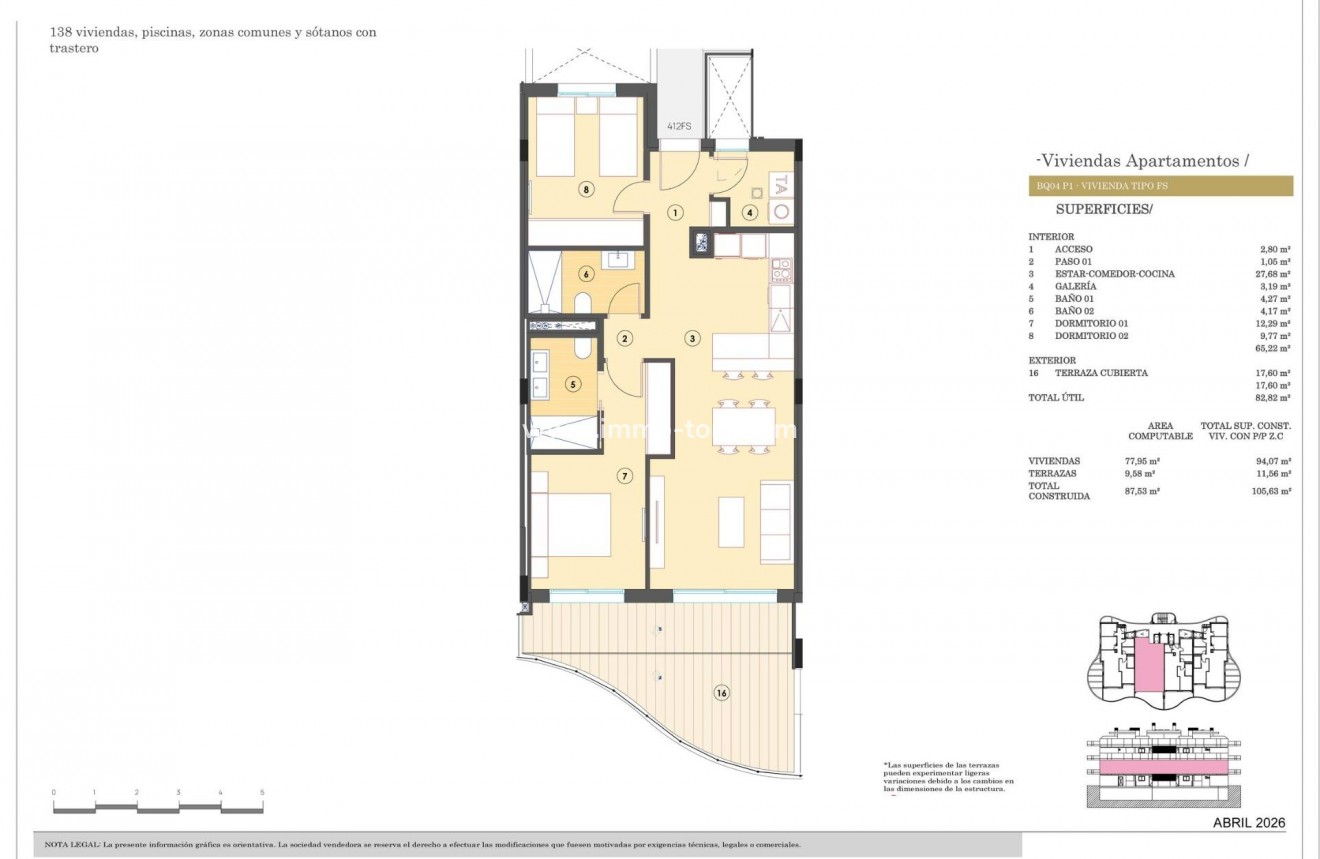 New Build - Apartment - Finestrat - Campana Garden