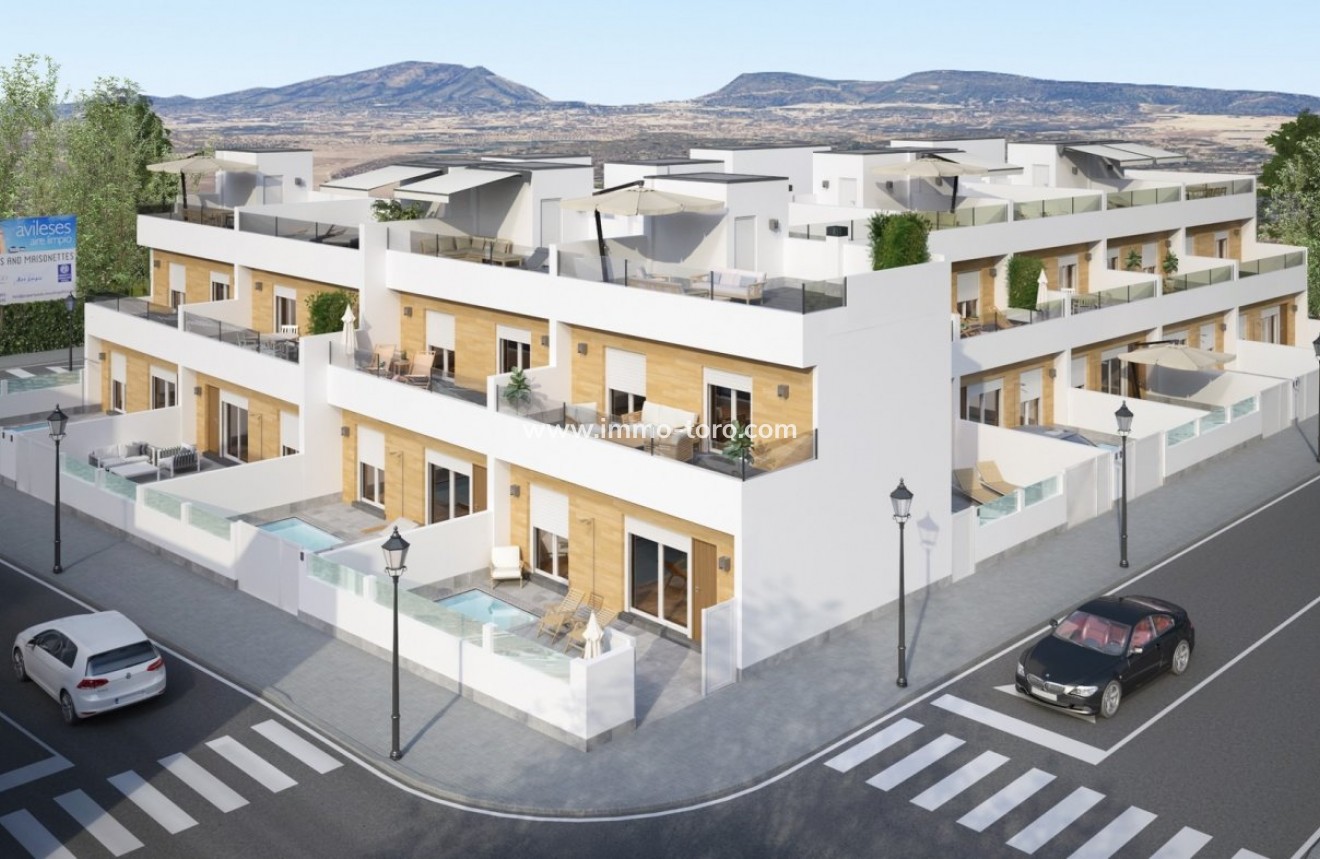 Nouvelle construction - Maison jumelée - Avileses