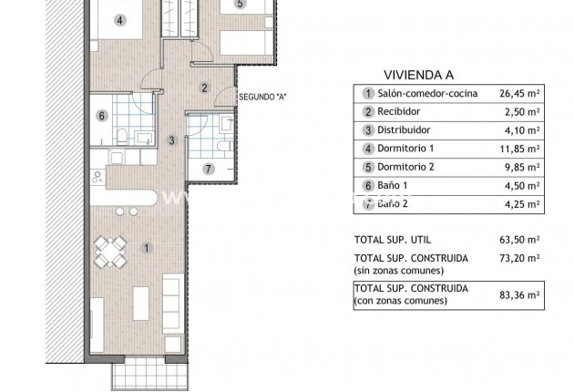 Nieuwbouw - Penthouse - Puerto de Mazarron - Playa del Puerto