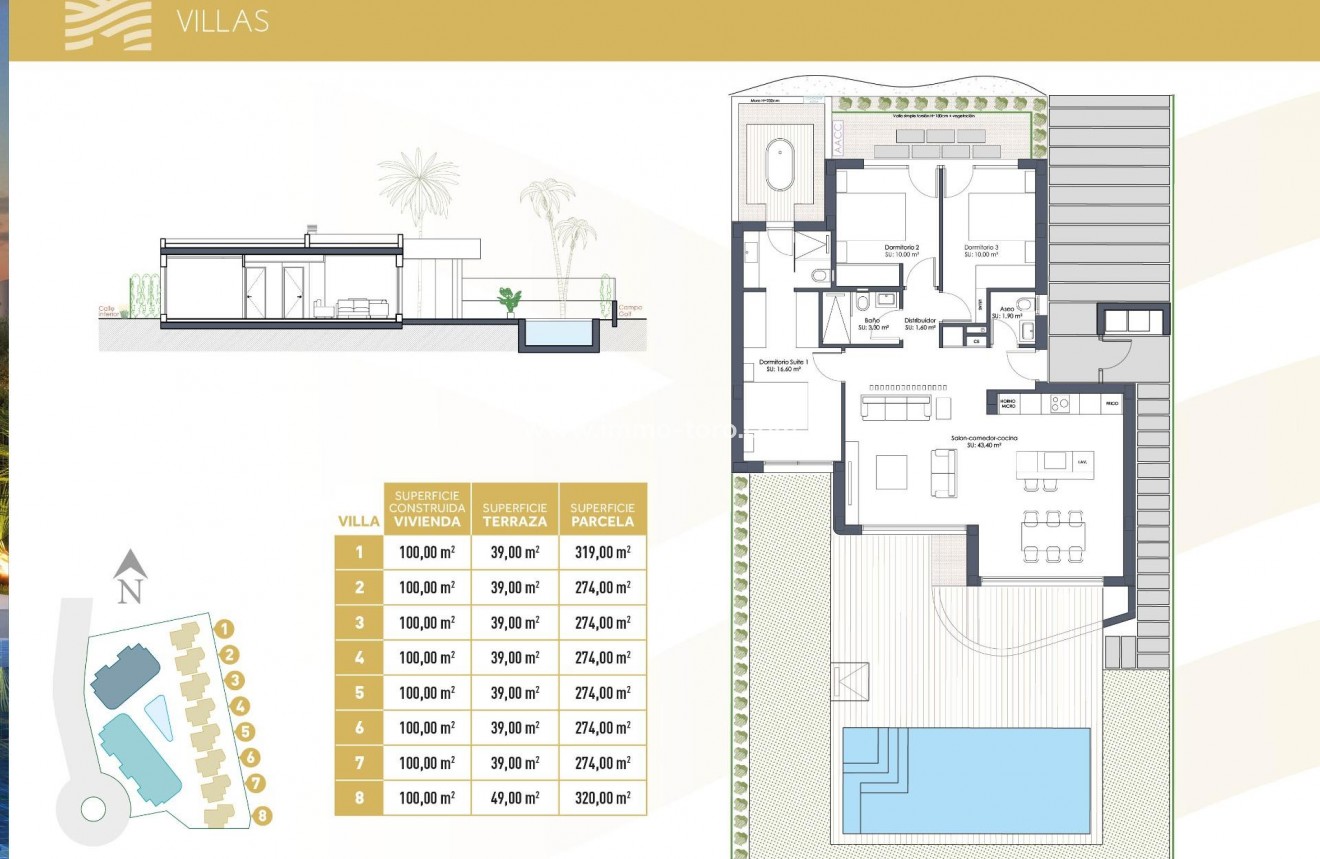 Nueva construcción  - Villa / Chalet - Los Alcázares - Serena Golf
