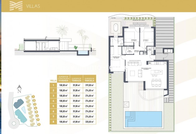 Nueva construcción  - Villa / Chalet - Los Alcázares - Serena Golf