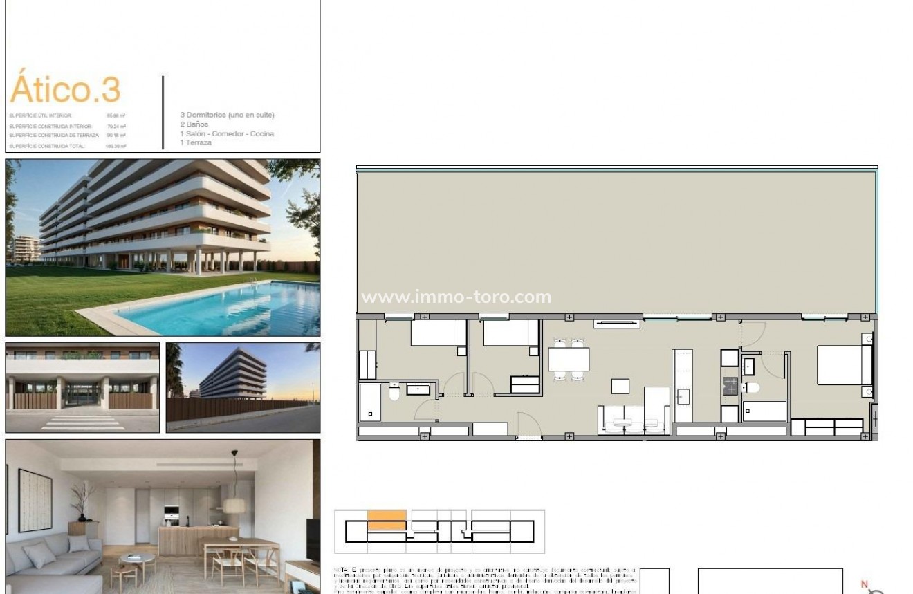New Build - Penthouse - Moncofa - Playa de Moncofa
