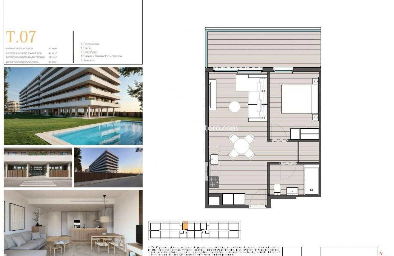 New Build - Apartment - Moncofa - Playa de Moncofa