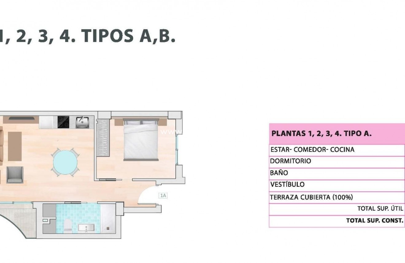 New Build - Penthouse - Guardamar - Pueblo