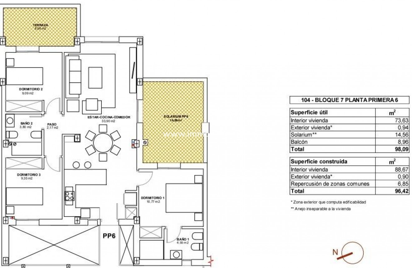 New Build - Apartment - Vera - El Playazo