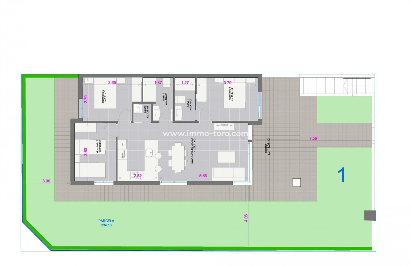 Nieuwbouw - Appartement  - Pilar de la Horadada - pueblo