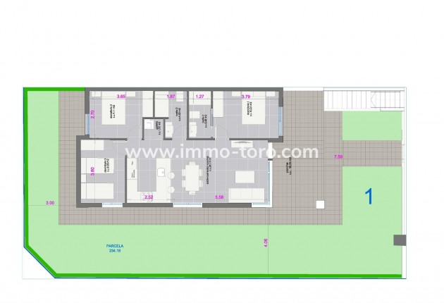 Nieuwbouw - Appartement  - Pilar de la Horadada - pueblo