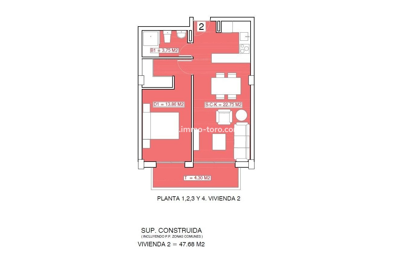 Nouvelle construction - Appartement - Torrevieja - Playa El Acequión