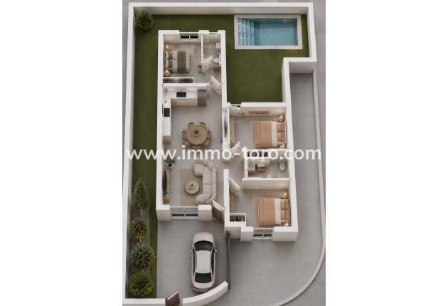 Nueva construcción  - Villa / Chalet - Mazarrón - Country Club