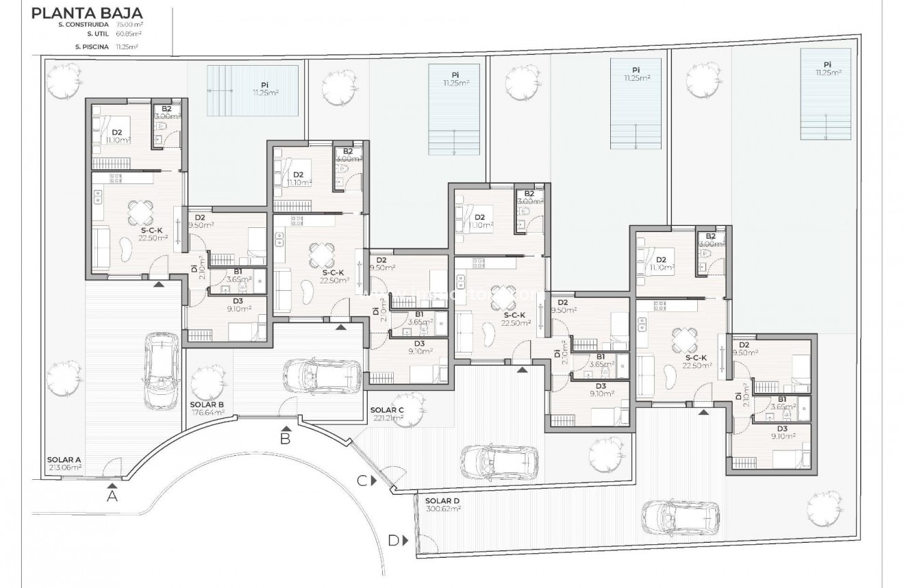 Nueva construcción  - Adosado - Mazarrón - Country Club