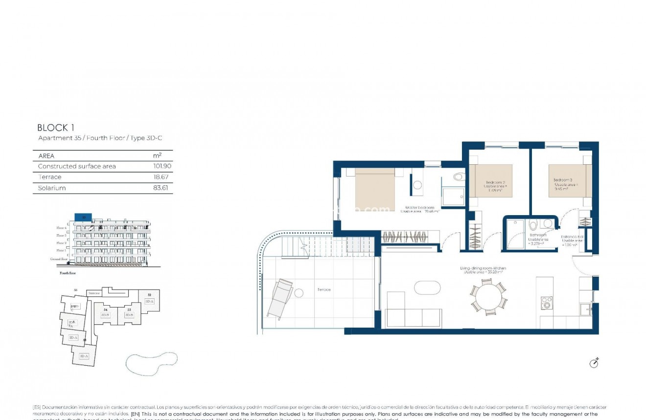 New Build - Penthouse - BAÑOS Y MENDIGO - El Valle Golf