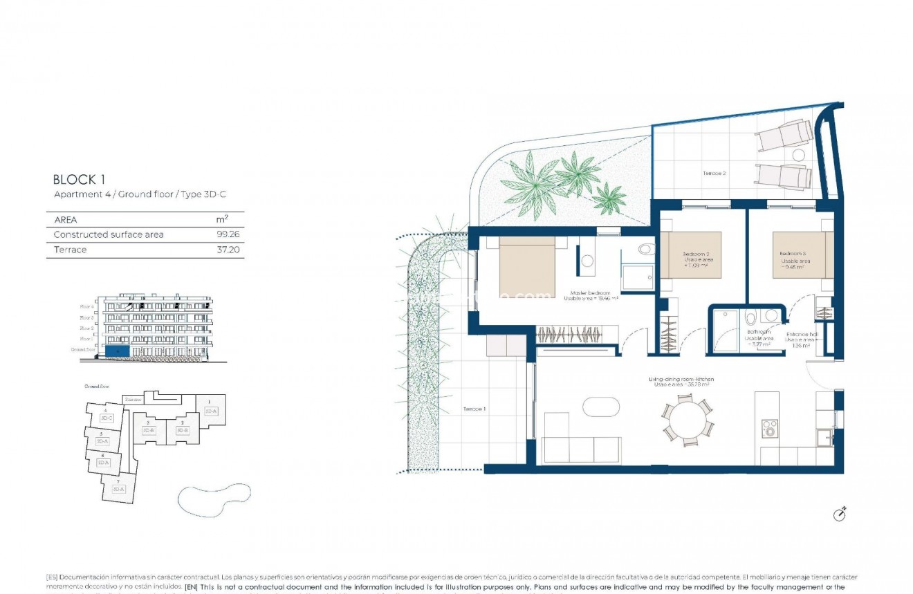 New Build - Apartment - BAÑOS Y MENDIGO - El Valle Golf