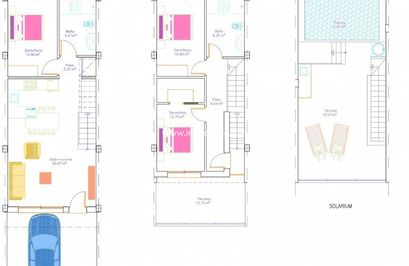 Nieuwbouw - Geschakelde woning - San Pedro del Pinatar - Pueblo