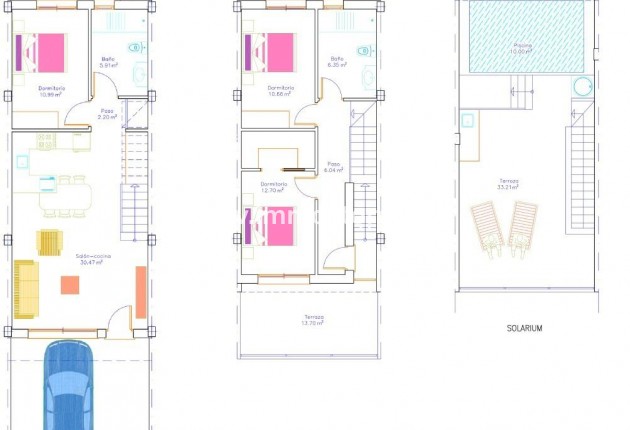 Nieuwbouw - Geschakelde woning - San Pedro del Pinatar - Pueblo