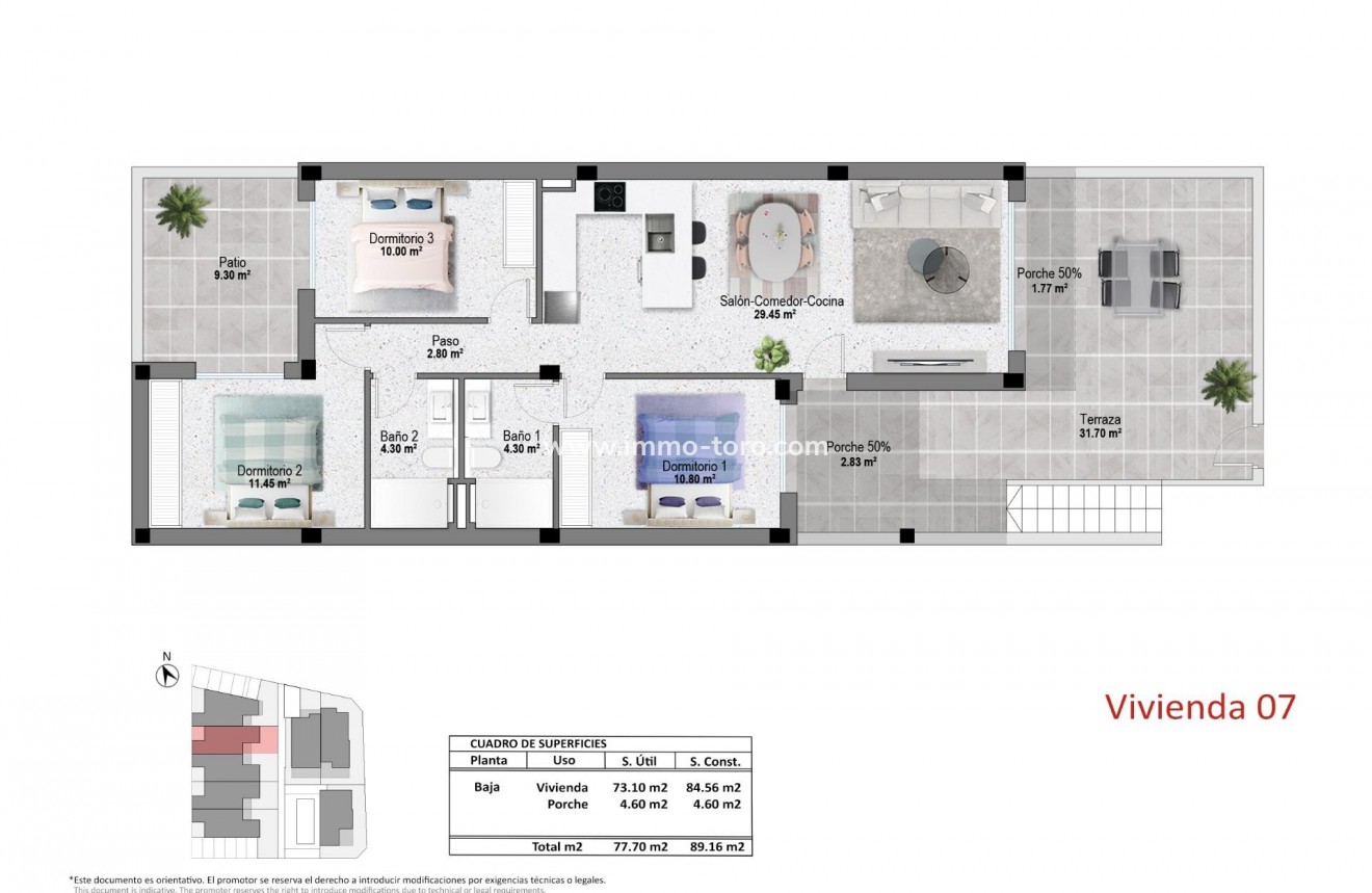 Nieuwbouw - Appartement  - Pilar de la Horadada