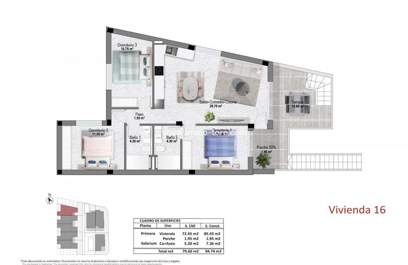 Nieuwbouw - Appartement  - Pilar de la Horadada