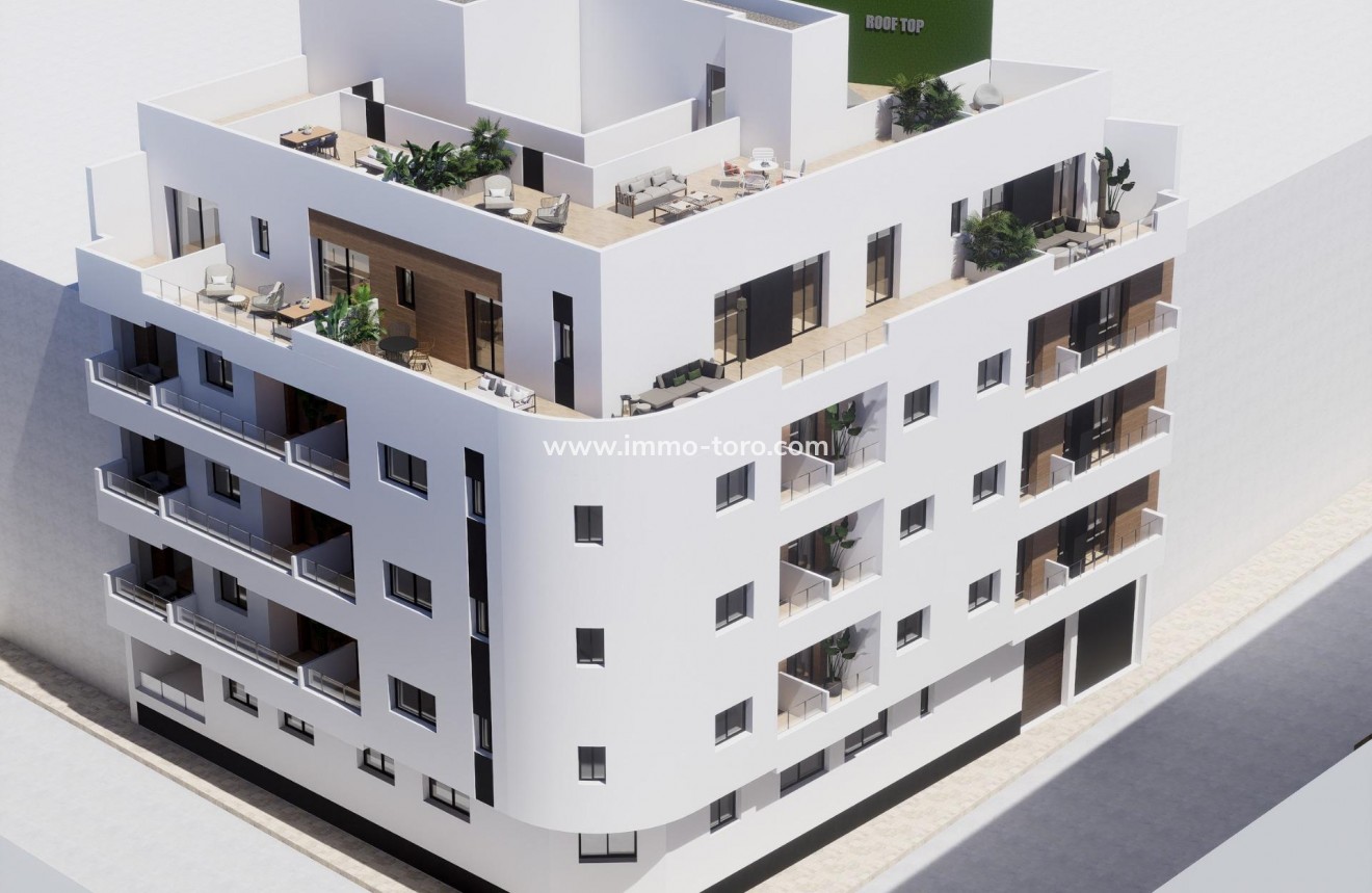 Nieuwbouw - Penthouse - Torrevieja - pueblo