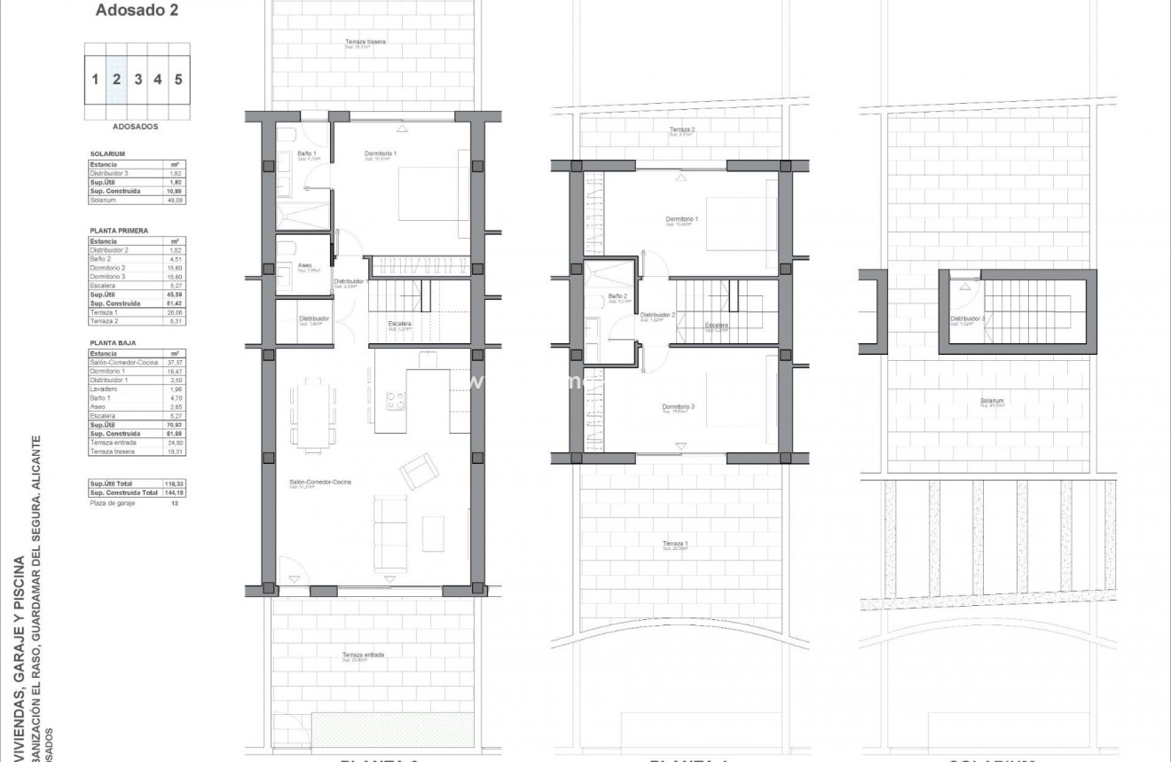 New Build - Detached house / Townhouse - Guardamar - El Raso