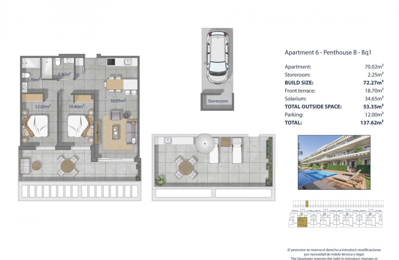 New Build - Penthouse - Los Alcázares - Los Narejos