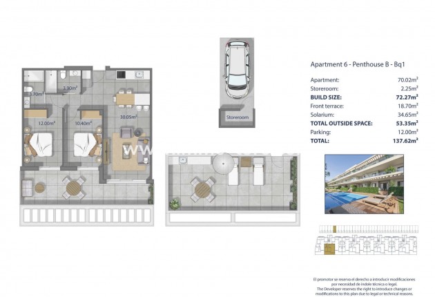 New Build - Penthouse - Los Alcázares - Los Narejos