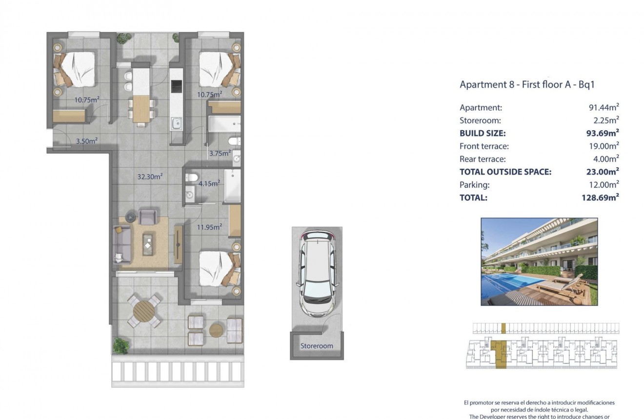 New Build - Apartment - Los Alcázares - Los Narejos