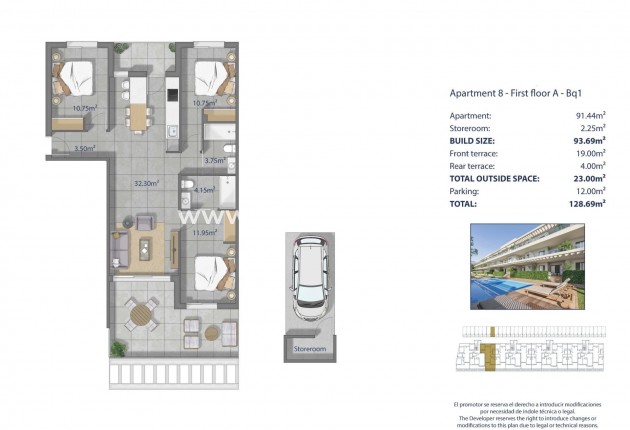 New Build - Apartment - Los Alcázares - Los Narejos