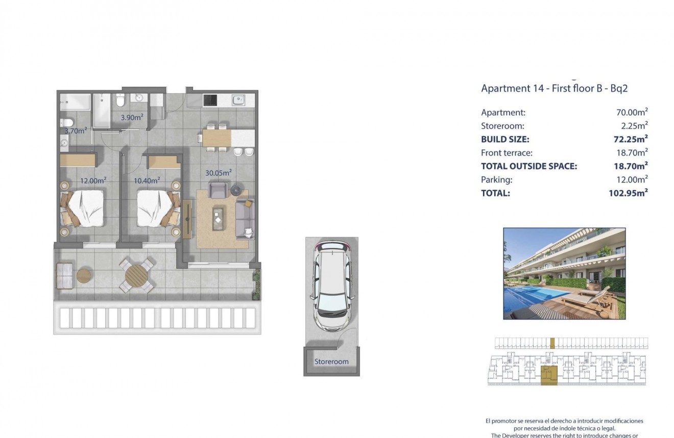 New Build - Apartment - Los Alcázares - Los Narejos
