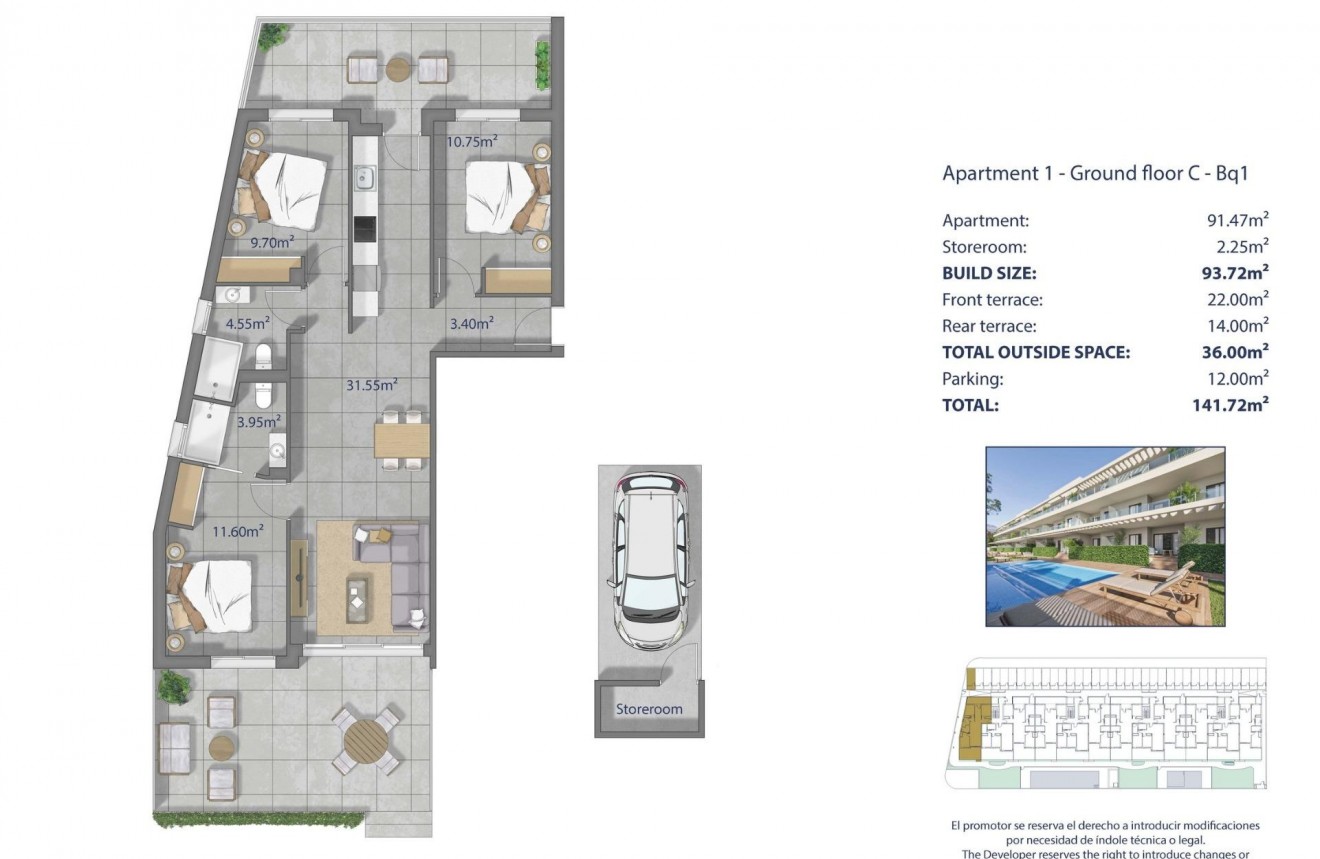 New Build - Apartment - Los Alcázares - Los Narejos