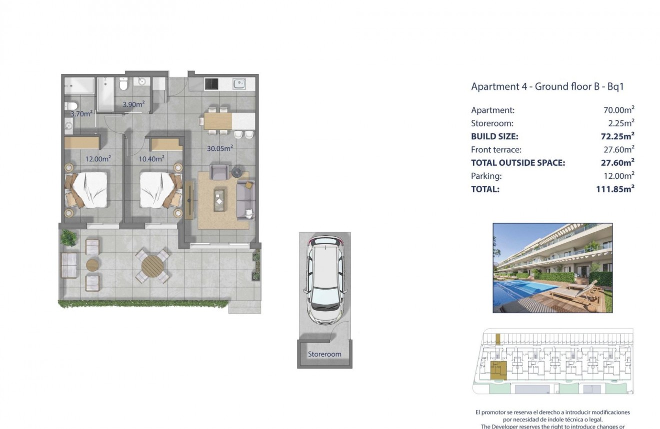 New Build - Apartment - Los Alcázares - Los Narejos