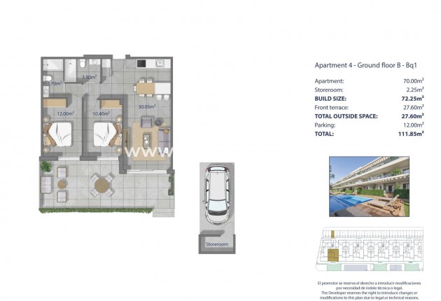New Build - Apartment - Los Alcázares - Los Narejos