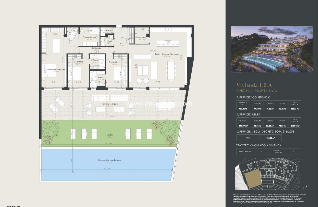 New Build - Apartment - Benahavis - Urb. Puerto del Almendro