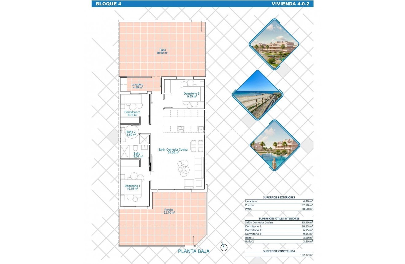 New Build - Apartment - Pilar de la Horadada - Lo Monte
