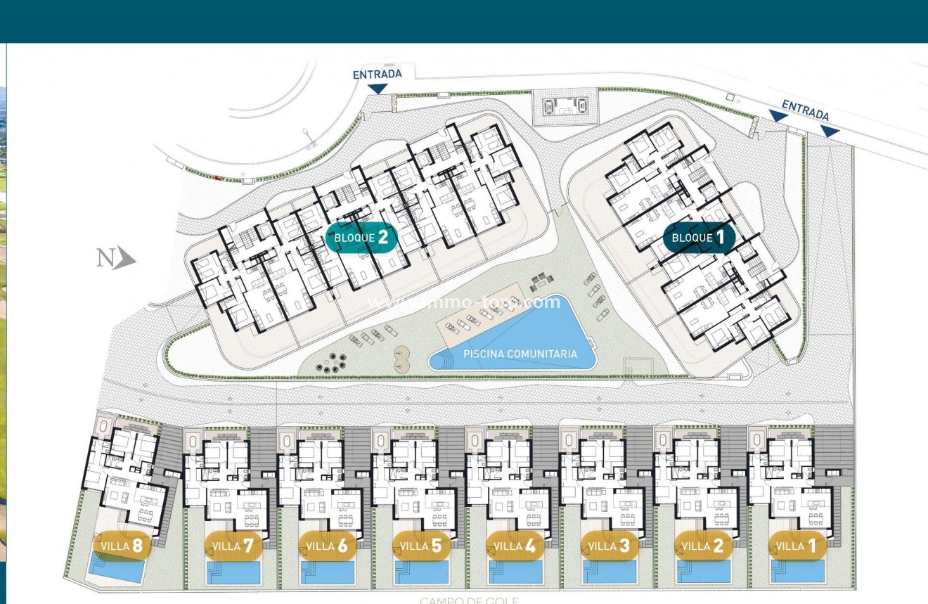 New Build - Apartment - Los Alcázares - Serena Golf
