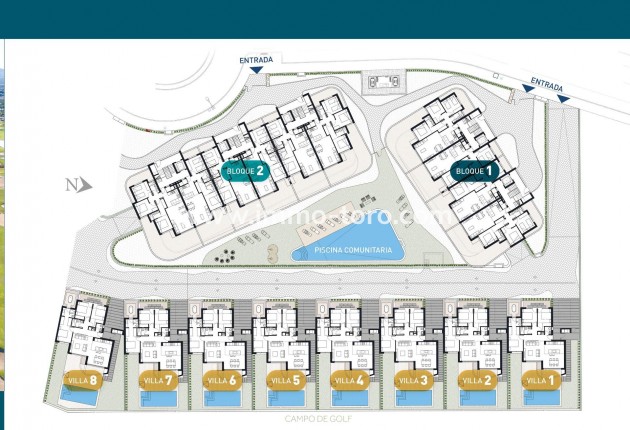 New Build - Apartment - Los Alcázares - Serena Golf