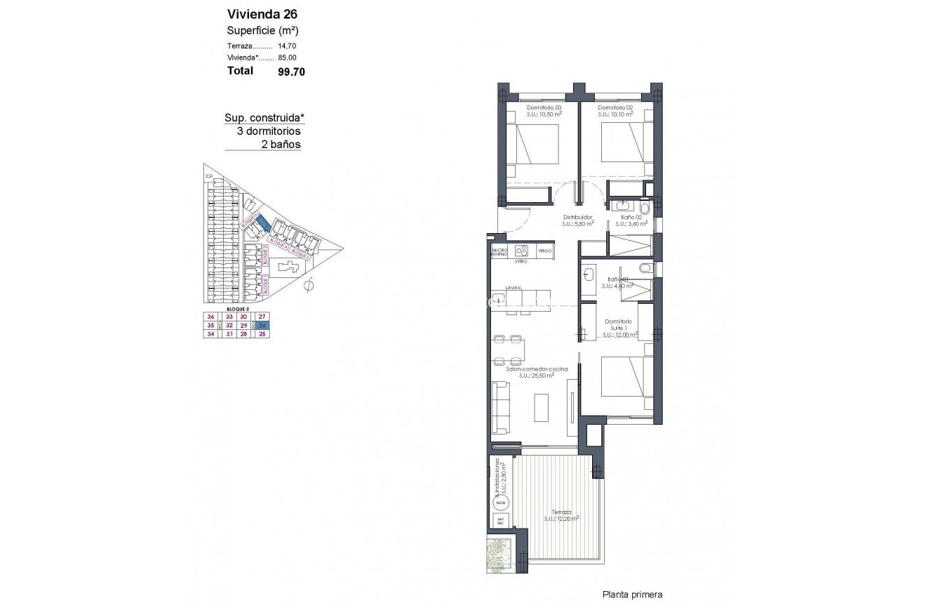 Nieuwbouw - Appartement  - Los Alcázares - Serena Golf