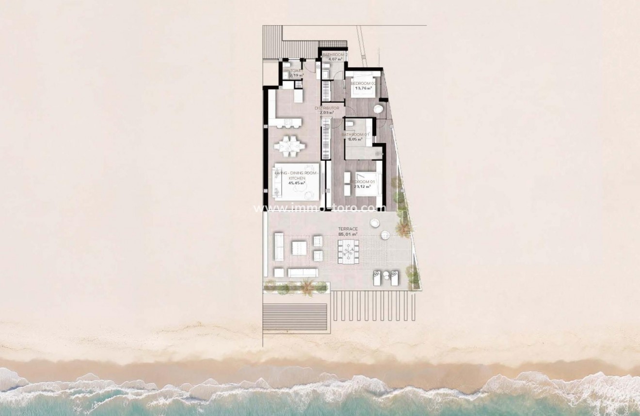 Nueva construcción  - Apartamento - Málaga - Playa del Cristo
