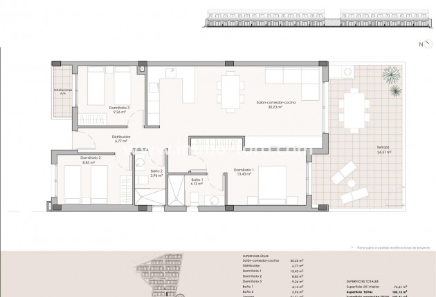 Nueva construcción  - Apartamento - Pulpi - Aguilón Golf