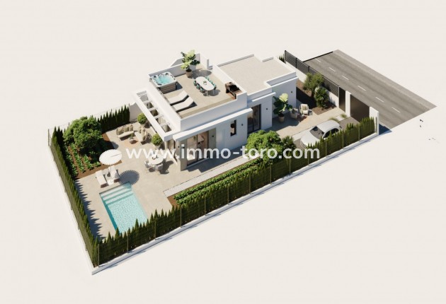 Nieuwbouw - Villa - Fuente Álamo - Hacienda Del Álamo Golf