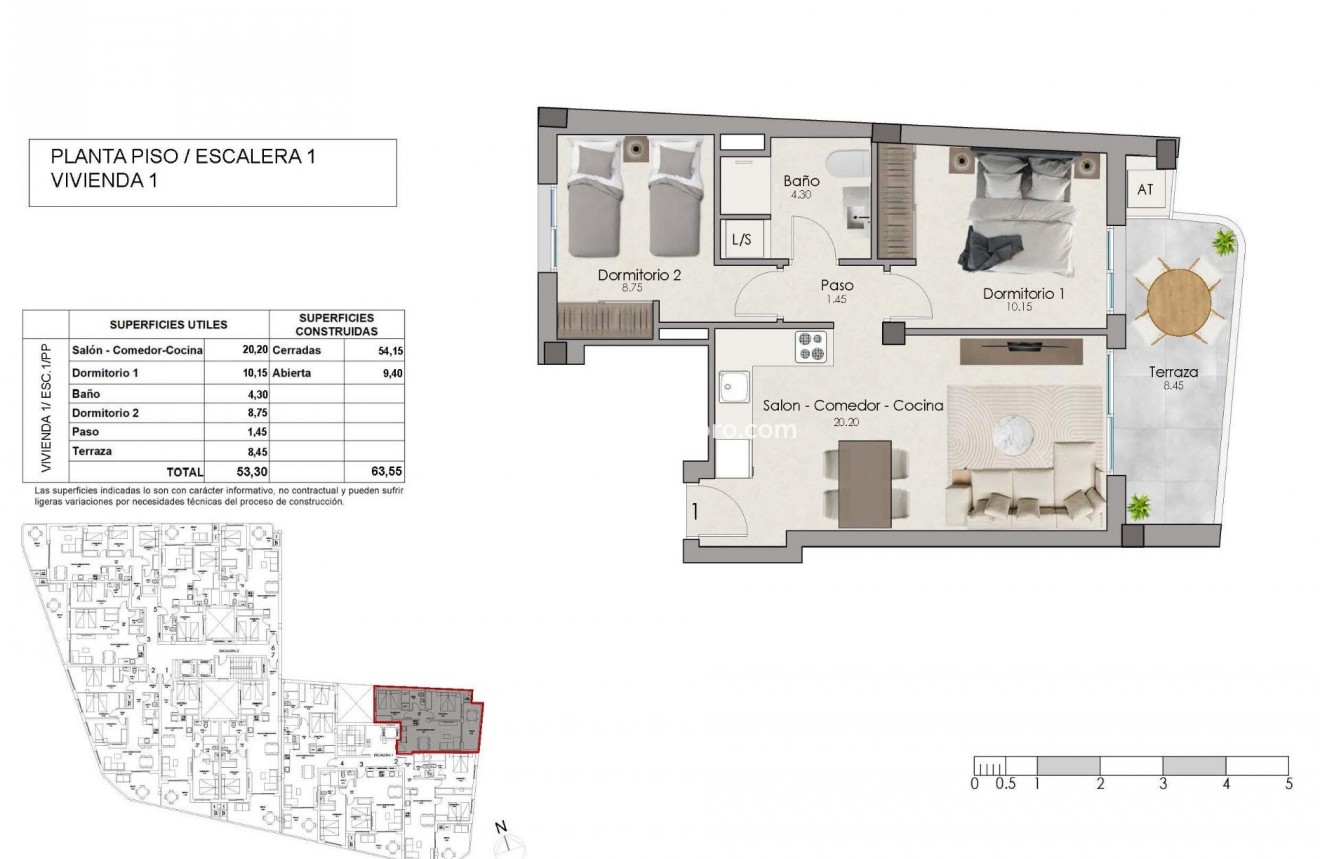 Nieuwbouw - Appartement  - Santa Pola - Estacion de autobuses