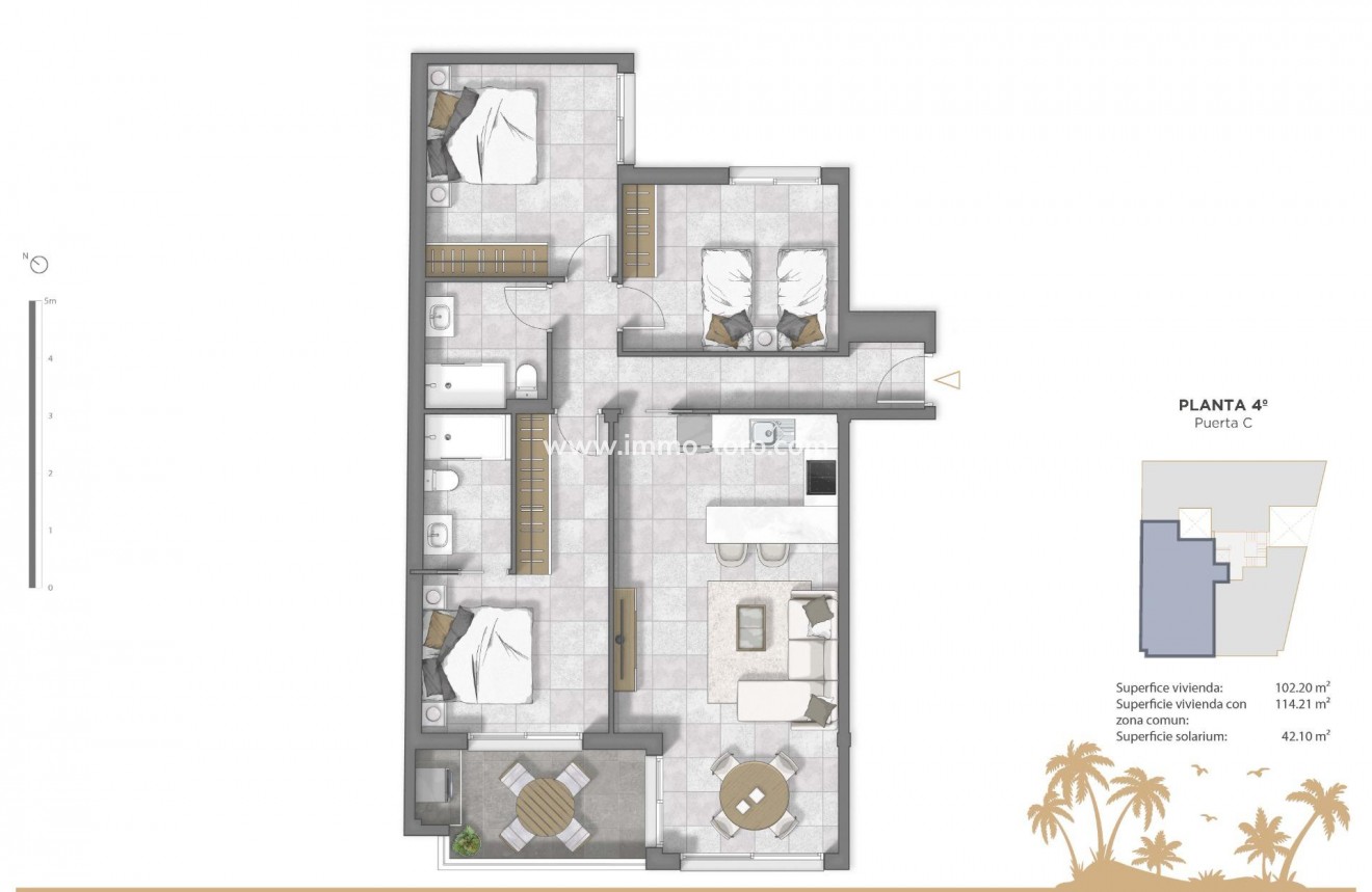 Nieuwbouw - Penthouse - Guardamar - Guardamar del Segura