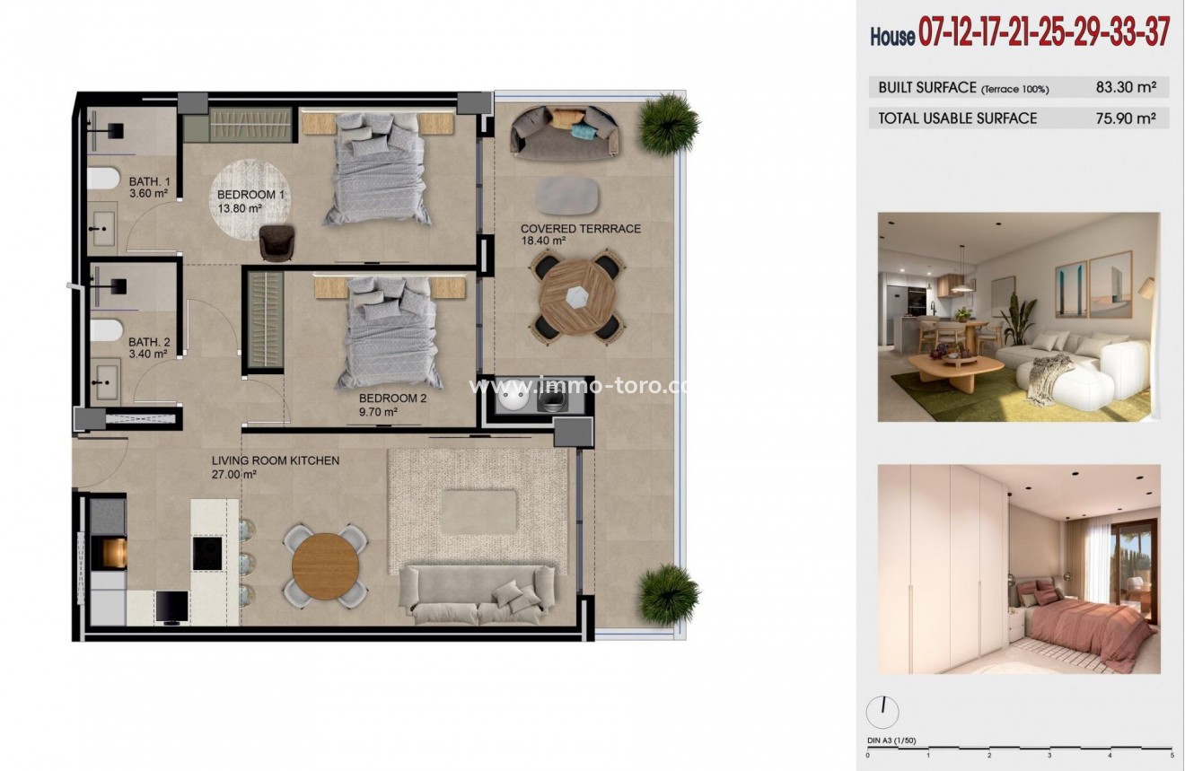 New Build - Apartment - Guardamar - Puerto