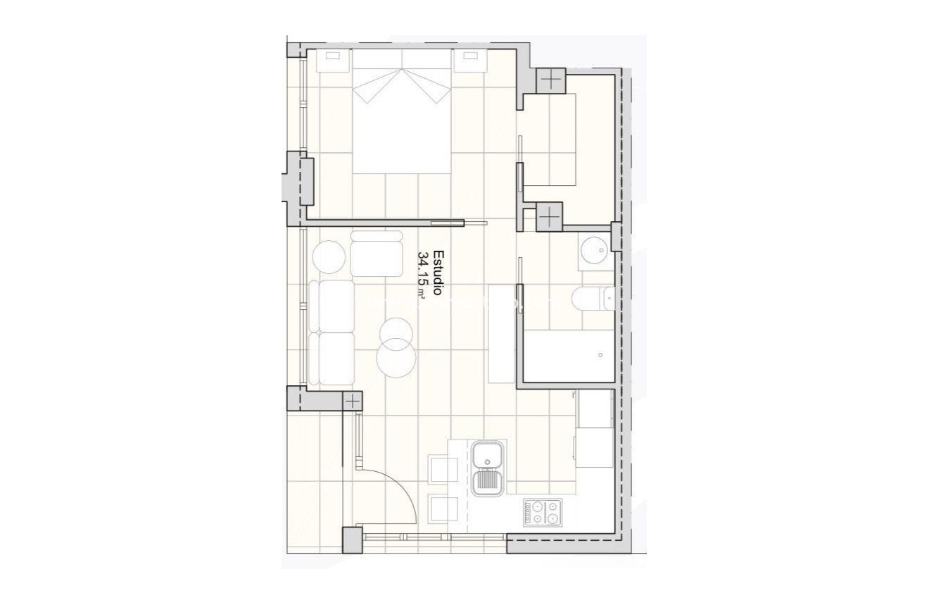 New Build - Apartment - San Javier - pueblo